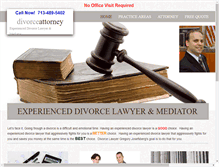 Tablet Screenshot of divorcehoustontexas.com